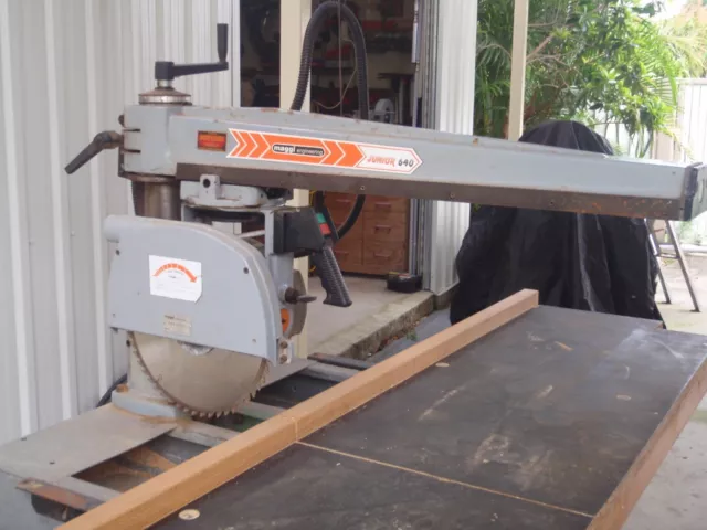 Radial Arm Saw - Maggi 640. Model “JUNIOR 640” - 2.2Kw / 15 Amp – 240 V Single P