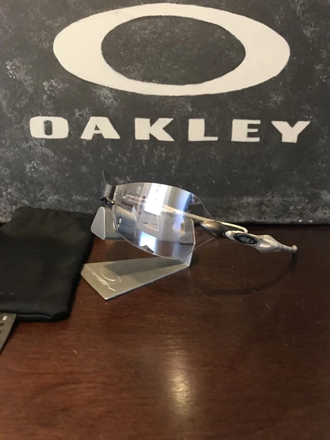 OAKLEY DARTBOARD WHITE Camo/Clear Titanium Sunglasses Rimless RARE