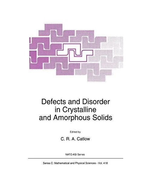 DEFECTS AND DISORDER in Crystalline and Amorphous Solids EUR 222,16 ...