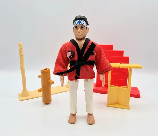 1986 VINTAGE REMCO Karate Kid Action Figures Daniel Sato Chozen Rare £