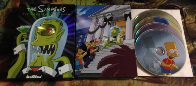 The Simpsons The Fourteenth Season 4 DVD with Slipbox and Booklet