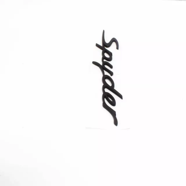 New Porsche Boxster "Spyder" Rear Emblem Black P/N 98755923903
