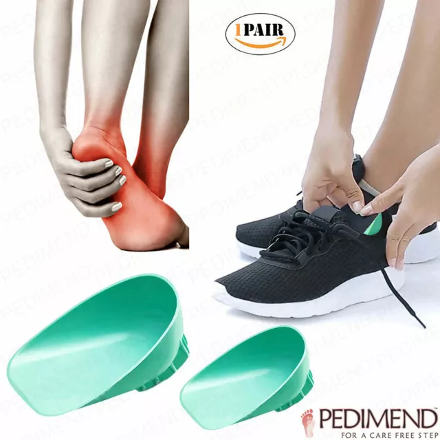 Heavy Duty Heel Cup for Plantar Fasciitis & Heel Protection (1 PAIR) - Foot Care