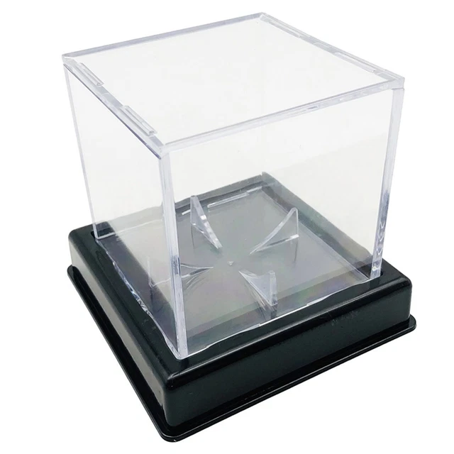 Vitrine Pour Balles De Baseball, Cube En Acrylique Avec Protection UV Boite Carree Transparente Vitrine Officielle Pour Autographes De Bal~p180578592