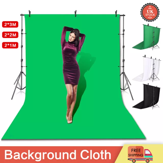 Collapsible 2mx3m Backdrop Plank/Glitter Video Photo Studio Background Screen UK