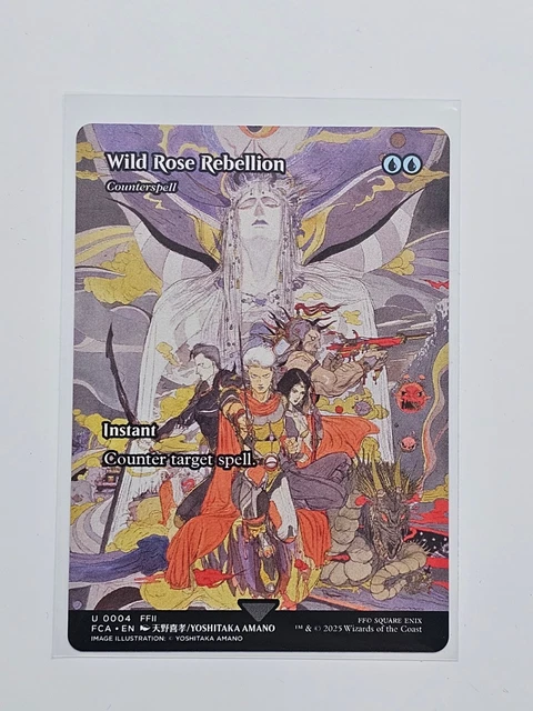 WILD ROSE REBELLION - Counterspell - Showcase - #4 - Final Fantasy - MTG  $3.45 - PicClick AU