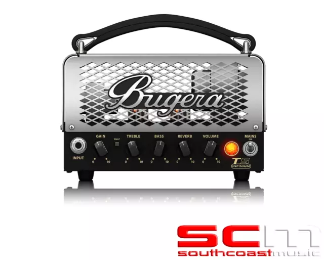 Bugera T5 INFINIUM 5 watt Valve / Tube Amp Head 3 Year Warranty Incredible Tone!