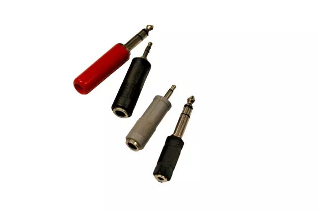 4Pcs Headphone Adapters / Phono Plugs And Adapters