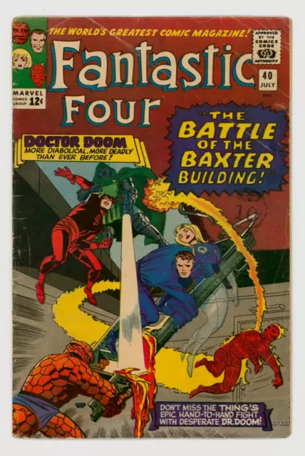 Fantastic Four #40 FN 6.0 Versus Doctor Doom with Daredevil