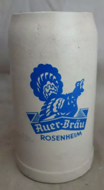 alter Bierkrug Brauerei 4360/040 Auer-Bräu Rosenheim