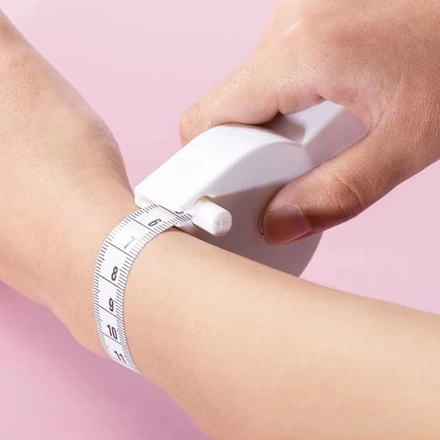 Fat Tester Skinfold Caliper Fat Waist Ruler Digital Body Tape Measure Handheld 6
