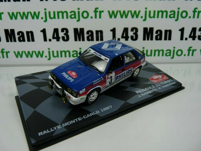 Miniature Eligor 1/43 – Citroën DS 21 Rallye Monte Carlo 1987 #34 – Bleue, En Boîte