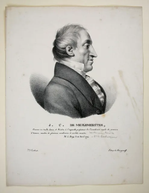 BURGGRAAFF (*1801) nach EECKHOUT (*1793), J.C. de Meulemeester, um 1830, Lith.