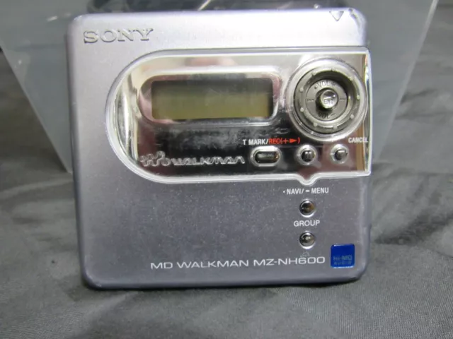 SONY MZ NH600 minidisc Player Recorder NET MD HI MD