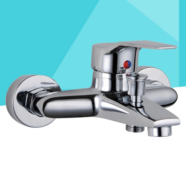 Grifo fregadero de baño grifo de agua fría caliente grifo de baño bañera lavabo