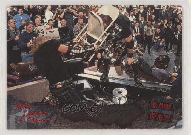 2001 Fleer WWF Raw is War Tables Ladders & Chairs! Hardy Boyz Matt #2 Rookie RC