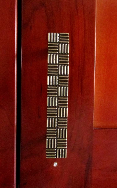 5 pouces armoire de cuisine plaquée laiton tiroir de porte poignée quincaillerie bouton de traction 43BP96 3