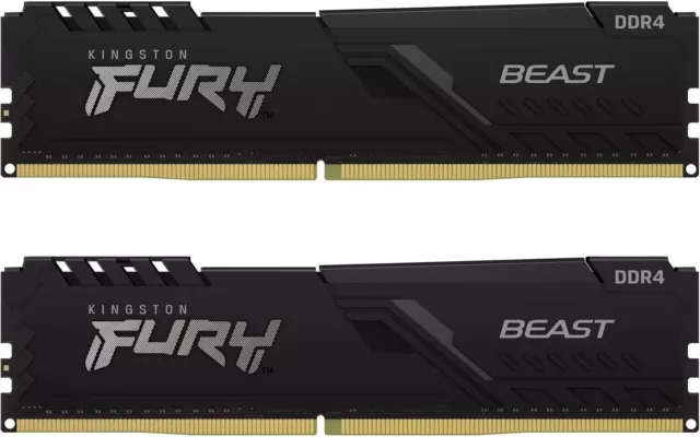 Kingston FURY Beast 64GB (2x32GB) DIMM (DDR4-3200) Arbeitsspeicher RAM KF432C16B