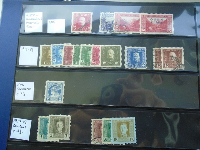 Quality Austria Stamp Collection 24 stock pages in binder + 1 side COGH