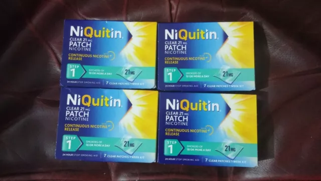 Parches niquitina paso 1 21 mg x 28 parches caducidad 06/2023 solo £25.99
