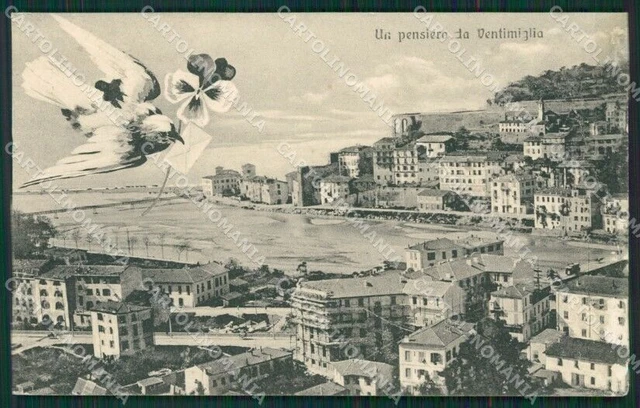 Imperia Ventimiglia ABRASA cartolina KV5607