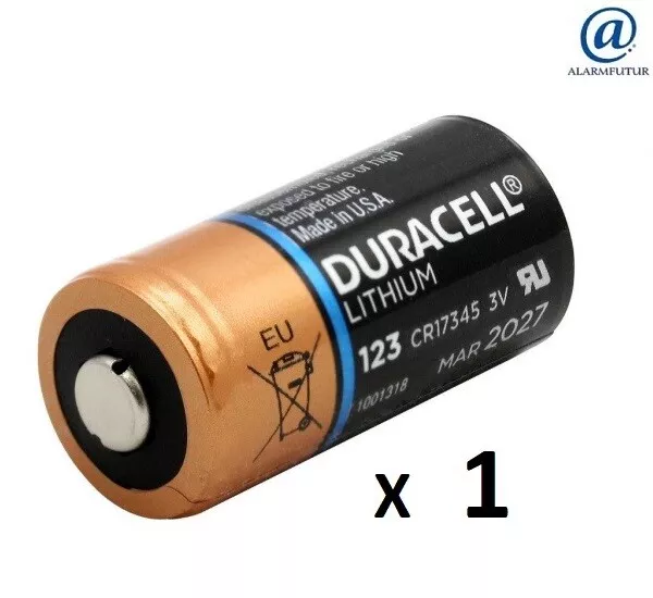 Pile lithium CR123A Duracell ( vrac/bulk )