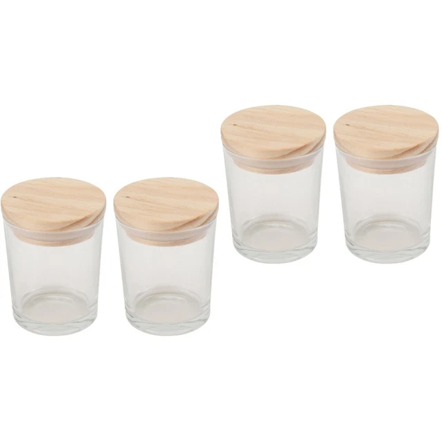 2x Portaluz de té votiva de taza de velas cercetas