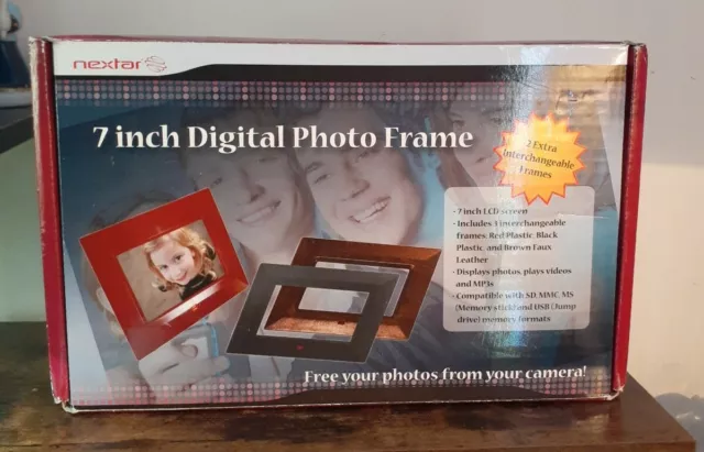 Nextar 7 Inch Digital Photo Frame-NEW Open Box-3 Frames