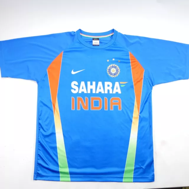 Nike Sahara India Shirt Men's XXL Cricket National Team Blue Jersey Dri-Fit
