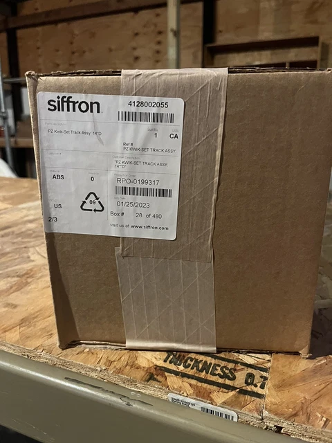 Siffron PZ Kwik-Set Track Assembly 14"D