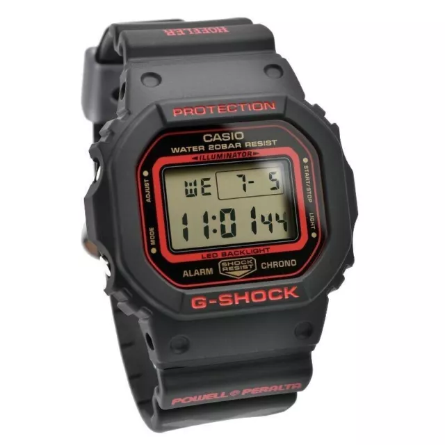 CASIO G-SHOCK BLACK Dial Quartz Sports 200M Men's Watch DW-5600KH-1 ...