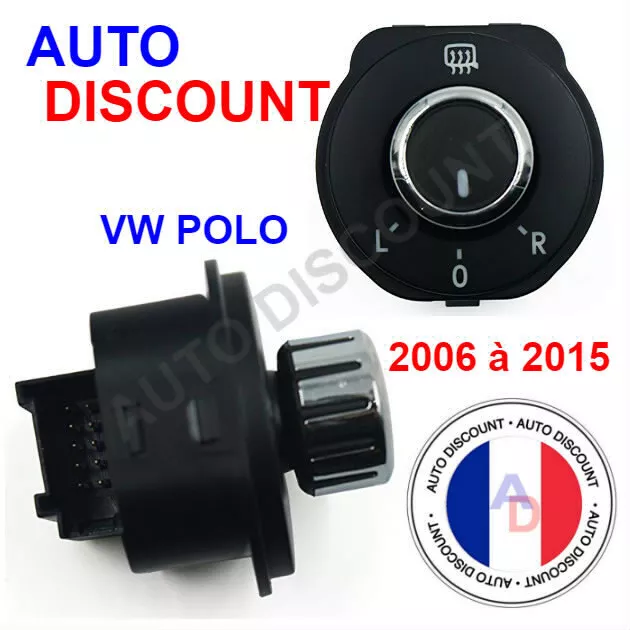 commutateur bouton reglage retroviseur POLO 6R - 6RD959565B   - 6C1959565