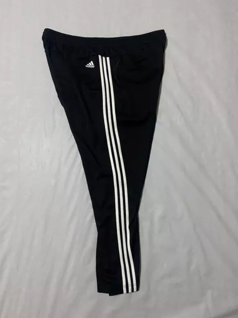 Adidas Mens Black Drawstring Track Pants Joggers Size 2XL