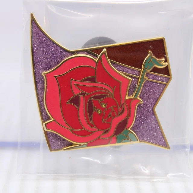 B4 Disney Park Pin LE Red Rose Alice in Wonderland 65th Anniversary Puzzle
