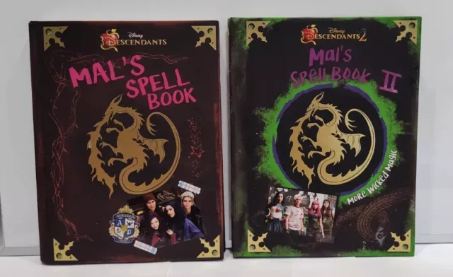Descendants: Mal's Spell Book - Disney Book Group Hardcover With Poster 1st  Ed