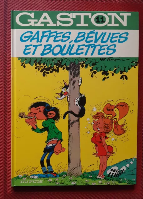 Gaston Tome 11 - Gaffes Bévues Et Boulettes - 1991 - Com Neuf