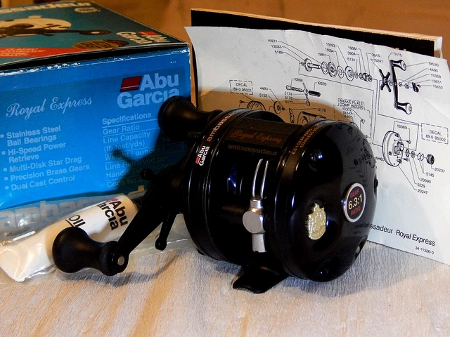 1989 ambassadeur ultra cast fishing reel Abu Garcia Line Counter Reels He and wife Mona live in Svangsta Superior Spinning Reel