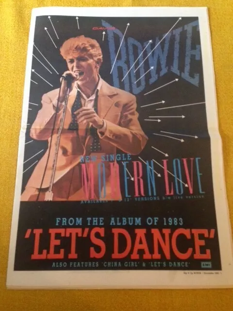 DAVID BOWIE.  NEW ZEALAND Magazine. RIP IT UP   Special Issue.  November  1983