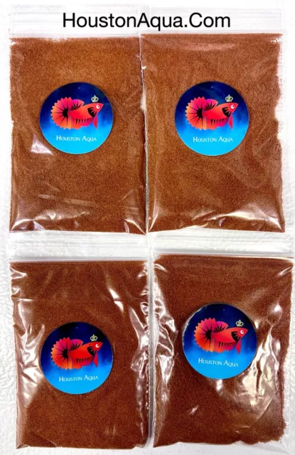 2 Oz High Protein GUPPY,BETTA, Frys Food "O.range Wean 3/5" - High Quality FOOD 2