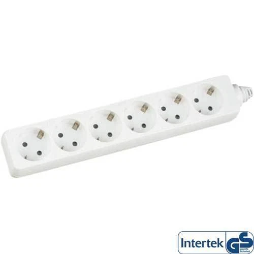 5 tomas de corriente InLine, 6x,6x contacto de protección, 5 m de alimentación + control parental