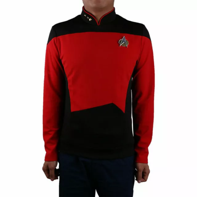 ST  Starfleet Befehl Uniform Red Shirt Cosplay ST  TNG Uniform Top