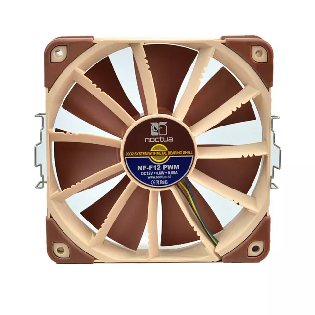 Case Fan Noctua NF-F12 Pwm 120x120x25mm 4-Pin Pwm