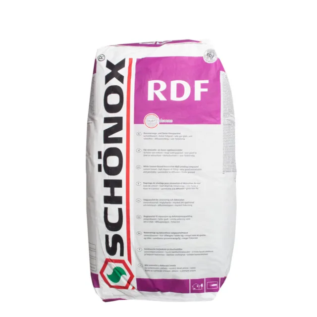 Schönox RDF 20 kg, espátula decorativa