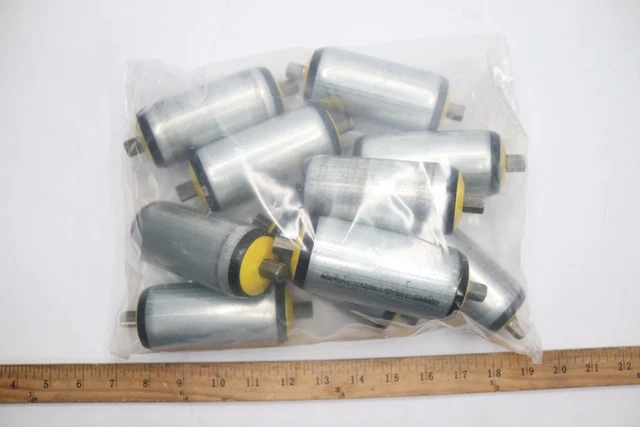 (10-Pk) Roller Pressure Return Silver  1.9" Dia x 5.38" Length LC001541-001