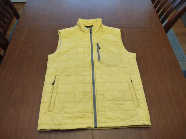 Eastern Mountain Sports EMS Primaloft Microlight Vest Men's Medium Bright Yellow