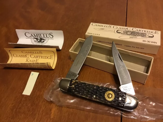 Camillus Classic Cartridge Knife 30-30 WIN With Box & Papers CCC-2    Lot 7