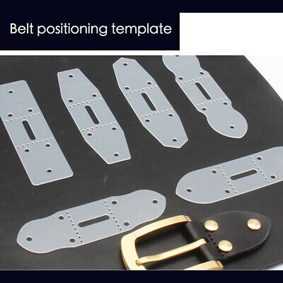 Leather Craft conexión con Hebilla de cinturón posicionamiento perforación templater Hazlo tú mismo gobernante