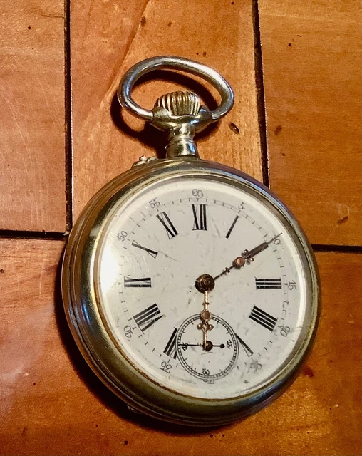 Ancienne Et Belle Montre Gousset – Pièce Vintage à Remonter Manuellement