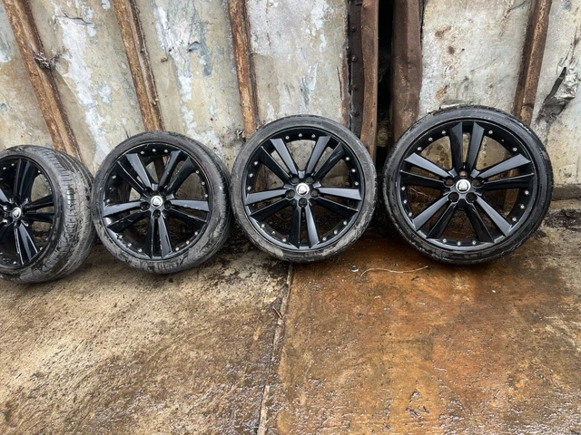 Genuine 20 Inch JAGUAR XF SENTA Alloy Wheels & Tyres 6W83-1007-EC C2P1014