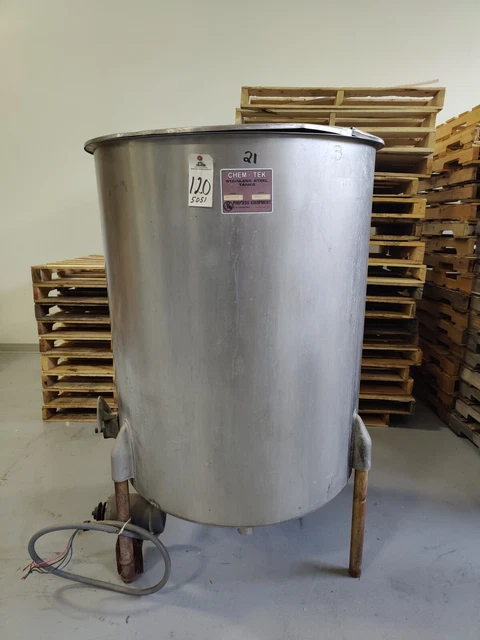 226 Gallon Chem-Tek Stainless Steel Mixing Tank